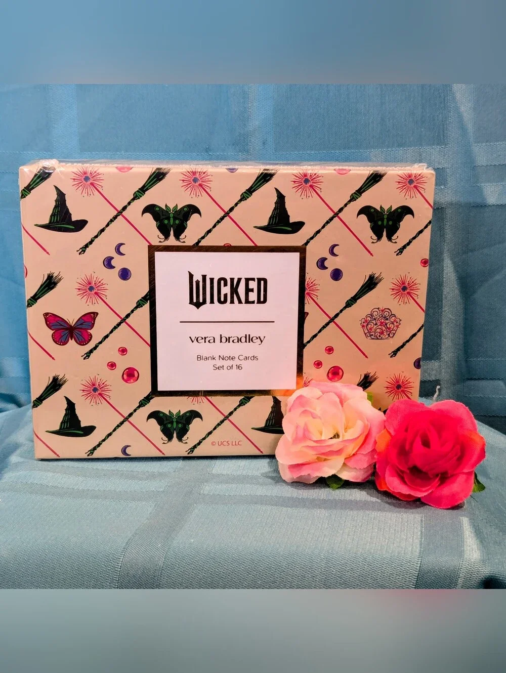 🆕 VERA BRADLEY 'Wicked' Blank Note Cards Boxed Set